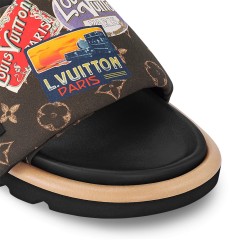 Louis Vuitton/LV POOL PILLOW COMFORT women's shoes lightweight comfortable casual flat sandals